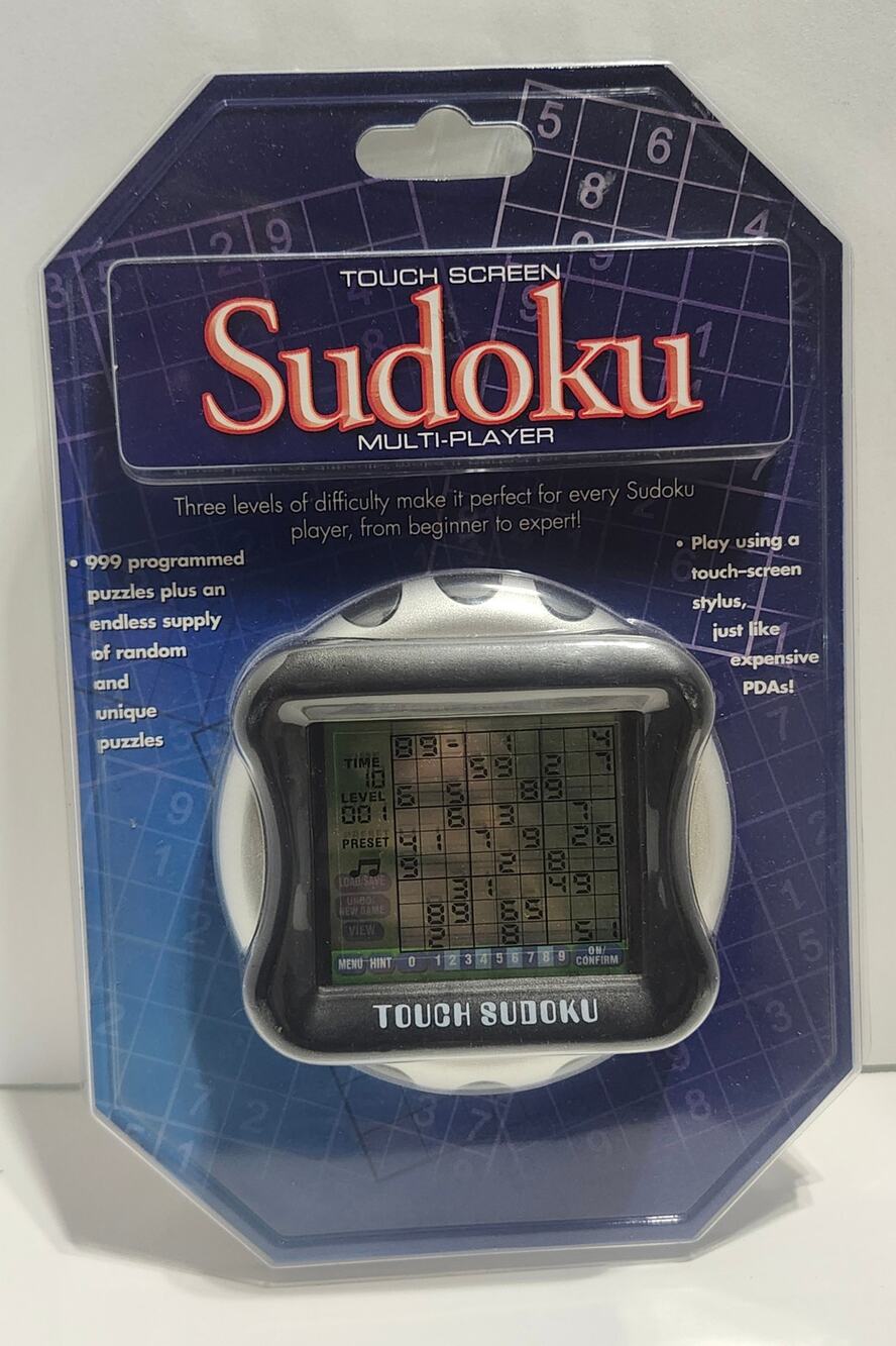 Excalibur Touch Screen Sudoku Electronic Game Sealed Multi Player 453K-CS